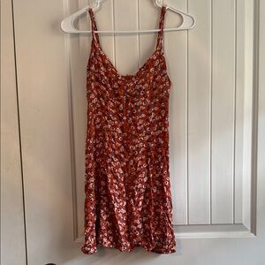 Aeropostale Red Floral Mini Dress